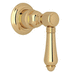 Rohl RA4912LMULBTO Unlacquered Brass Volume Control Valve Trim