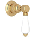 Rohl RA4912LPULBTO Unlacquered Brass Volume Control Valve Trim