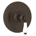 Rohl RA4914LPTCB Tuscan Brass Thermostatic Valve Trim