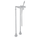 Rohl RAKIT3302NIWAPC Polished Chrome Freestanding Tub Filler