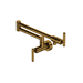 Rohl RAP62W1LMAG Antique Gold Pot Filler Kitchen Faucet