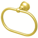 Rohl RCIS4IB Italian Brass Towel Ring