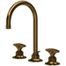 Rohl RMB2019DMAG2 Antique Gold 8'' Widespread Bathroom Sink Faucet