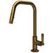 Rohl RMB7956LMAG Antique Gold Pull-Out Spray Kitchen Faucet