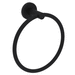 Rohl RLO4MB Matte Black Towel Ring