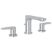 Rohl RLV102LMB2 Matte Black 8'' Widespread Bathroom Sink Faucet