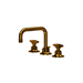 Rohl RMB2009DMULB2 Unlacquered Brass 8'' Widespread Bathroom Sink Faucet