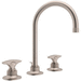 Rohl RMB2019DMSTN2 Satin Nickel 8'' Widespread Bathroom Sink Faucet