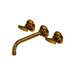 Rohl RMB2030DMULBTO2 Unlacquered Brass Bathroom Sink Faucet Trim Kit