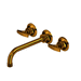 Rohl RMB2037DMULBTO Unlacquered Brass Tub Faucet Trim Kit