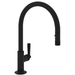 Rohl RMB7930LMMB2 Matte Black Pull-Out Spray Kitchen Faucet