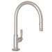 Rohl RMB7930LMSTN2 Satin Nickel Pull-Out Spray Kitchen Faucet