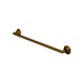 Rohl RMBG124ULB Unlacquered Brass Towel Bar
