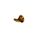 Rohl RMBG7ULB Unlacquered Brass Robe Hook