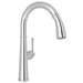 Rohl RR7514LMAPC2 Polished Chrome Pull-Out Spray Kitchen Faucet