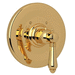 Rohl RA4914LMULB Unlacquered Brass Thermostatic Valve Trim