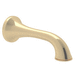 Rohl RC2503ULB Unlacquered Brass Tub Spout