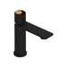 Rohl REC01D1IWMBG Matte Black / Satin Gold Single Hole Bathroom Sink Faucet
