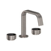 Rohl REC09D3IWSNB Satin Nickel / Matte Black 8'' Widespread Bathroom Sink Faucet
