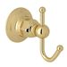 Rohl RROT7ULB Unlacquered Brass Robe Hook