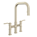 Rohl RU4551HTSTN2 Satin Nickel Pull-Out Spray Kitchen Faucet
