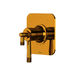 Rohl RTMB45W1LMULB Unlacquered Brass Thermostatic / Volume Control Trim