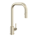 Rohl RU4046LSTN2 Satin Nickel Pull-Out Spray Kitchen Faucet