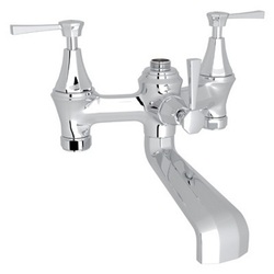 RU3132LSEG Deco Deck Mount Tub Faucet - English Gold