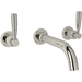 Rohl RU3321LSPNTO2 Polished Nickel Bathroom Sink Faucet Trim Kit