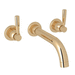 Rohl RU3331LSEGTO English Gold Tub Faucet Trim Kit