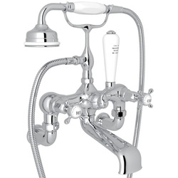 RU3511X1ULB Edwardian Wall Mount Whirlpool Faucet Tub Faucet - Unlacquered Brass RU3511X1ULB Edwardian Wall Mount Whirlpool Faucet Tub Faucet - Unlacquered Brass