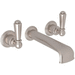 Rohl RU3580LSTNTO Satin Nickel Tub Faucet Trim Kit
