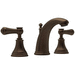 Rohl RU3712LSPEB2 English Bronze 8'' Widespread Bathroom Sink Faucet