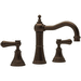 Rohl RU3723LSPEB2 English Bronze 8'' Widespread Bathroom Sink Faucet