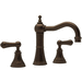 Rohl RU3723LSEB2 English Bronze 8'' Widespread Bathroom Sink Faucet