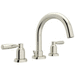 Rohl RU3955LSPN2 Polished Nickel 8'' Widespread Bathroom Sink Faucet