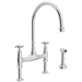 Rohl RU4718XAPC2 Polished Chrome Two Handle Kitchen Faucet