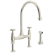 Rohl RU4718XPN2 Polished Nickel Two Handle Kitchen Faucet