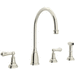 Rohl RU4736LPN2 Polished Nickel Two Handle Kitchen Faucet