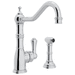 Rohl RU4746APC2 Polished Chrome Single Handle Kitchen Faucet