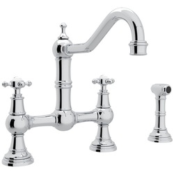 RU4755XULB2 Edwardian Two-Handle Kitchen Faucet - Unlacquered Brass