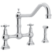 Rohl RU4763XAPC2 Polished Chrome Two Handle Kitchen Faucet