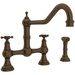 Rohl RU4763XEB2 English Bronze Two Handle Kitchen Faucet