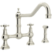 Rohl RU4763XPN2 Polished Nickel Two Handle Kitchen Faucet