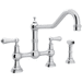 Rohl RU4764LAPC2 Polished Chrome Two Handle Kitchen Faucet