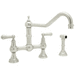 Rohl RU4764LPN2 Polished Nickel Two Handle Kitchen Faucet