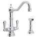 Rohl RU4766APC2 Polished Chrome Two Handle Kitchen Faucet