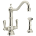 Rohl RU4766PN2 Polished Nickel Two Handle Kitchen Faucet