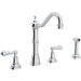 Rohl RU4776LAPC2 Polished Chrome Two Handle Kitchen Faucet