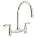 Rohl RU4791LPN2 Polished Nickel Two Handle Kitchen Faucet